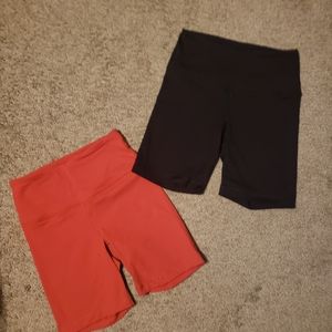NWOT Set of biker shorts